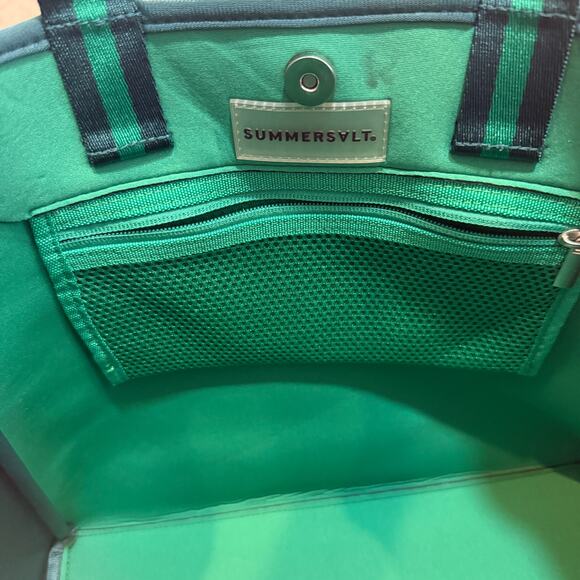 Summersalt Anthropologie neoprene summer beach tote bag BT 3017 - Picture 6 of 8